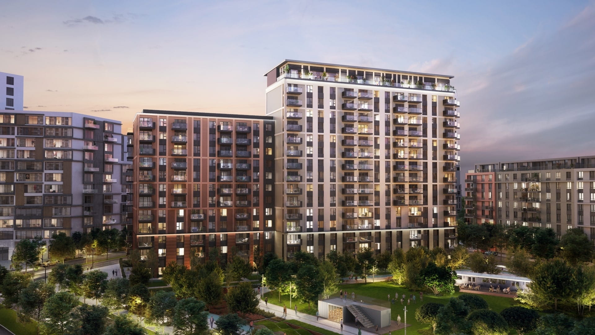 BW King's Park Residences building, Belgrade Waterfront