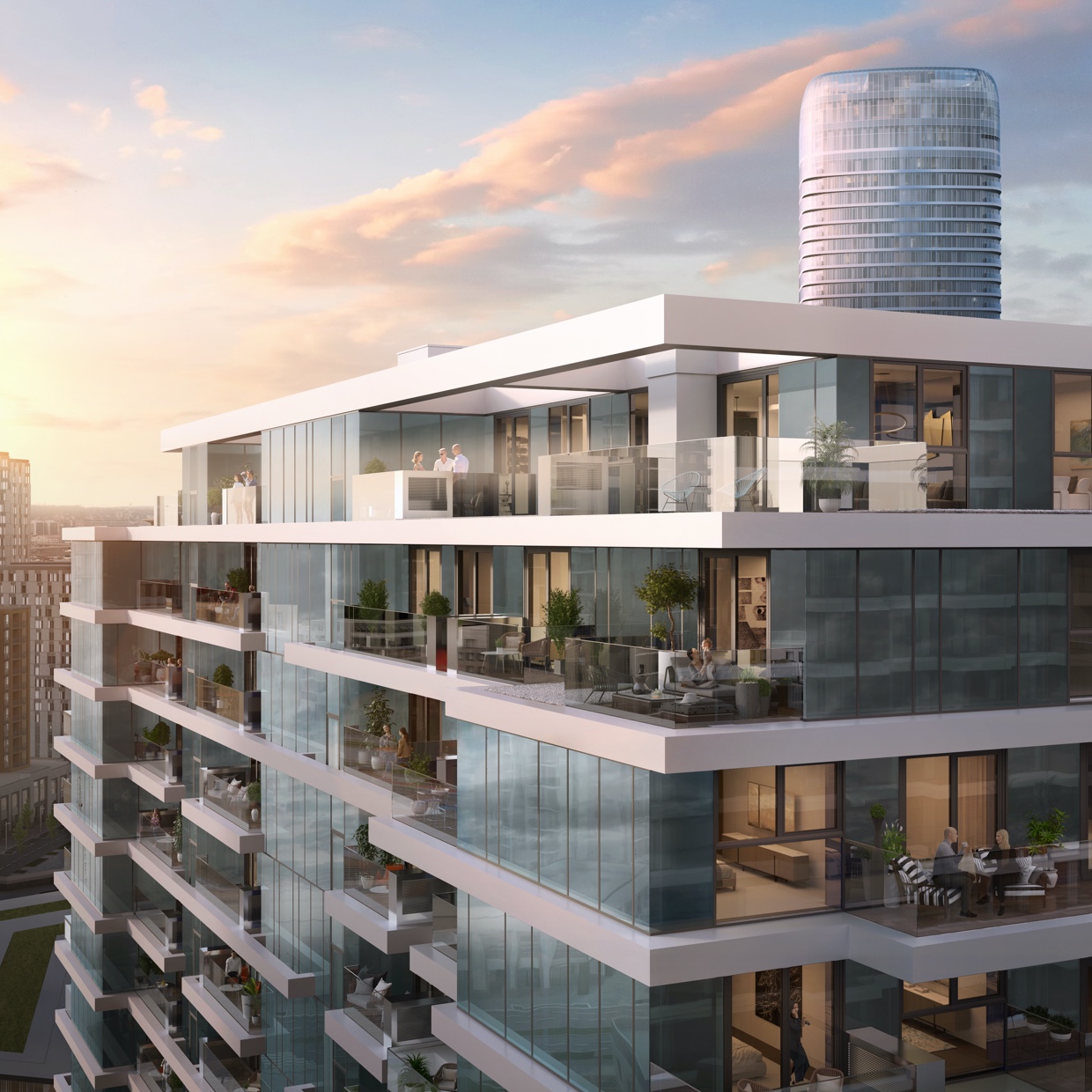 BW Terraces building, Belgrade Waterfront