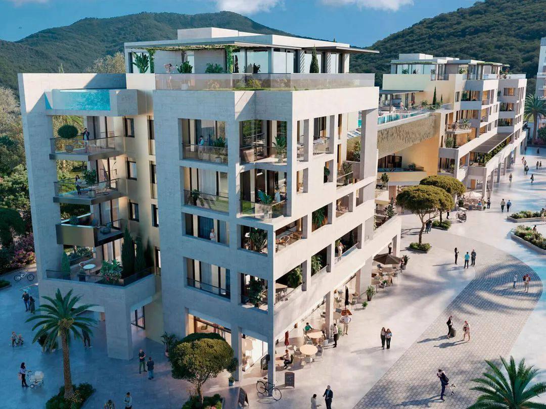 Dreams by Dukley - branded residences in Tivat, walkable to Porto Montenegro marina.